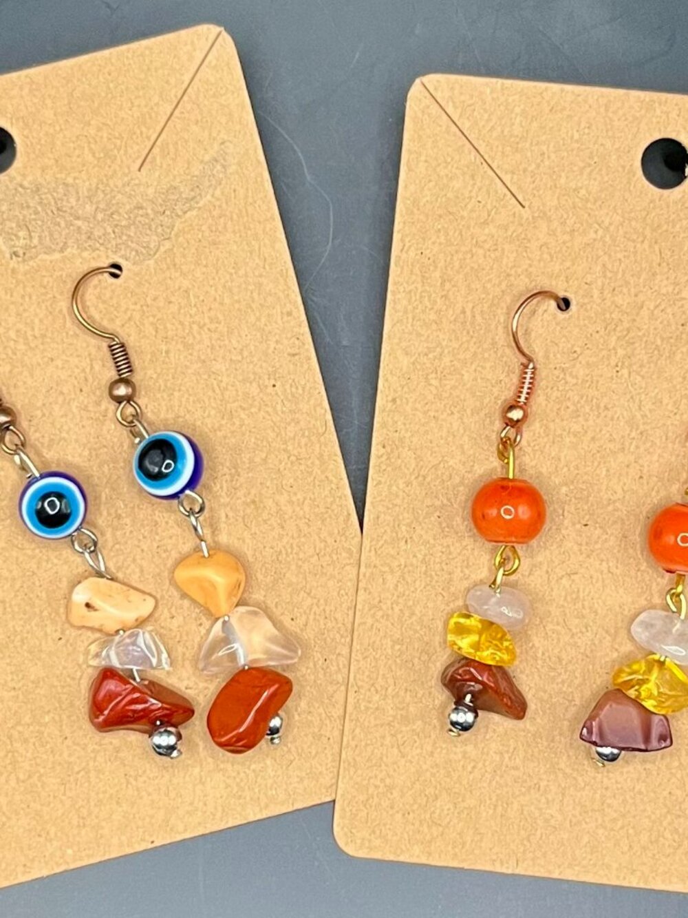 Crystal Earring Set #3 - Solar Matrix - Aries Leo Sagittarius